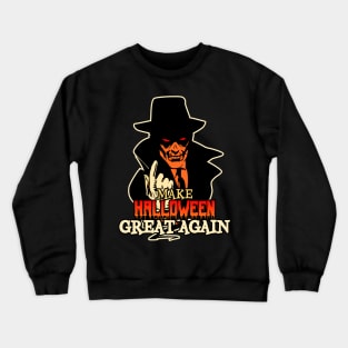 scary mafia spirit, make halloween great again Crewneck Sweatshirt